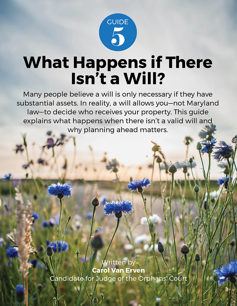 Guide 5: What Happens if There Isn't a Will?