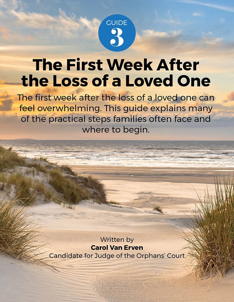 Guide 3: The First Week After the Loss of a Loved One
