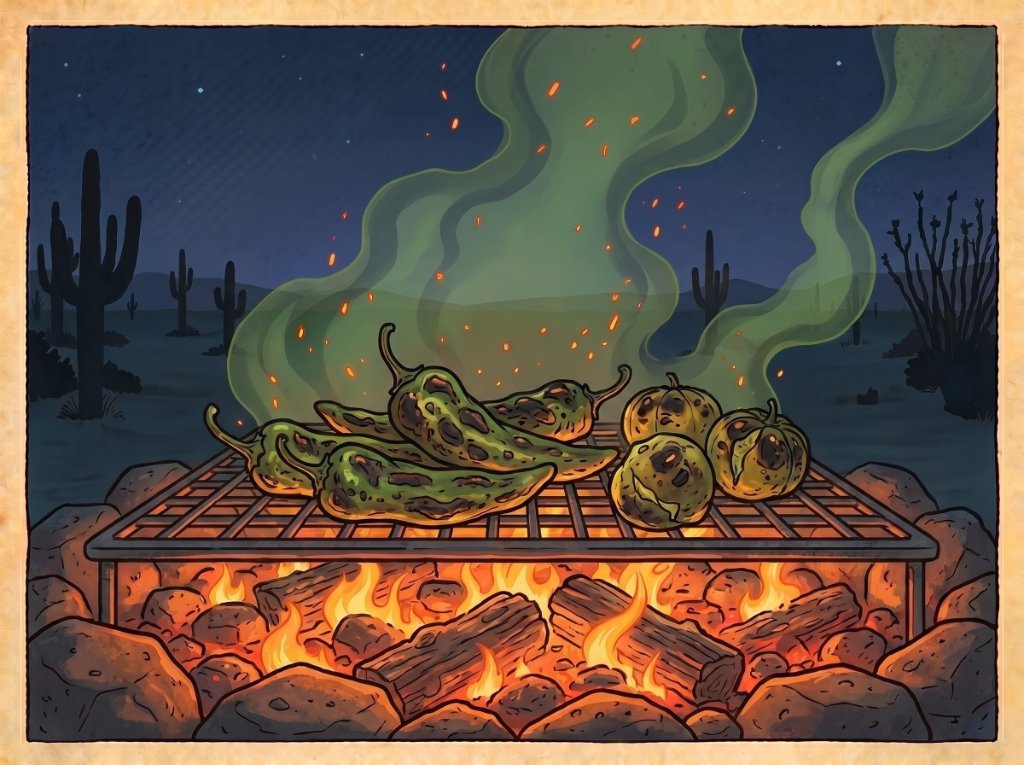 Charred Verde Chicken Thighs