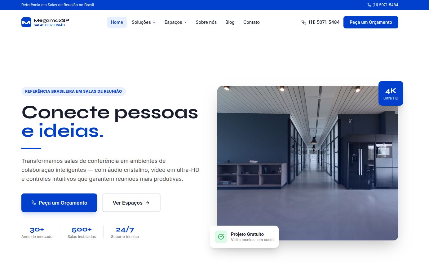 Site para Empresa B2B — projeto demonstrativo
