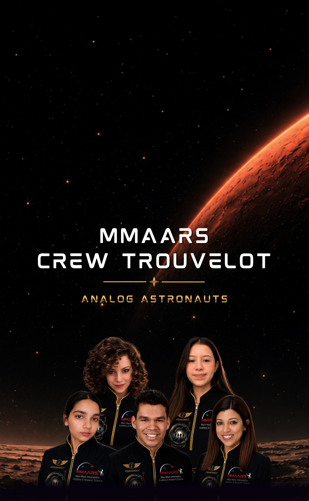 Analog space mission – mobile background