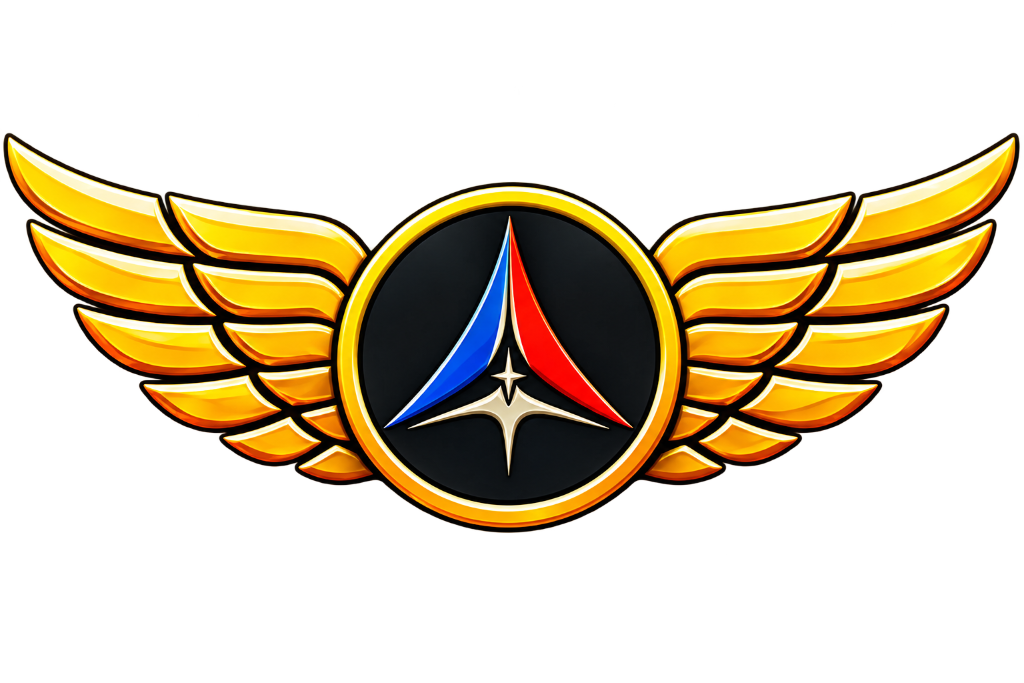 Crew Trouvelot wings emblem
