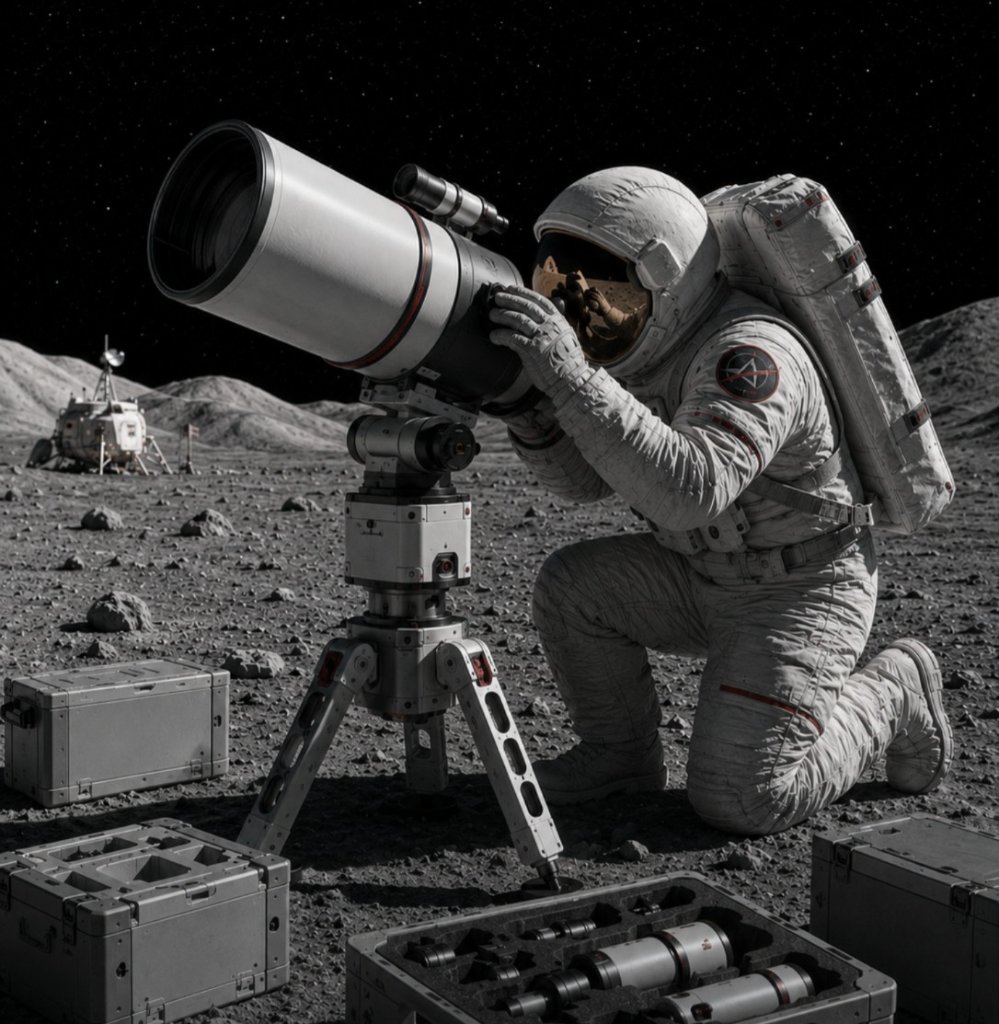 Visual representation of MODAA: Modular Observation Device for Astronomy in Human Space Missions research project