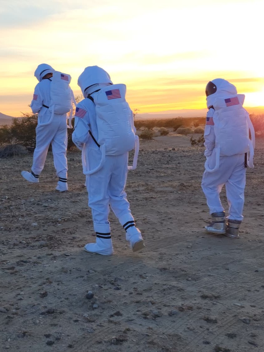 MMAARS CREW CONDUCTING A GEOLOGICAL EXTRAVEHICULAR ACTIVITY