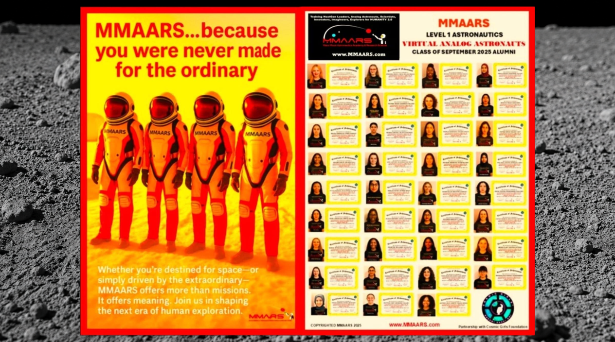 Crew Members Graduate from MMAARS Virtual Level 1 eXplorerNAUT Program