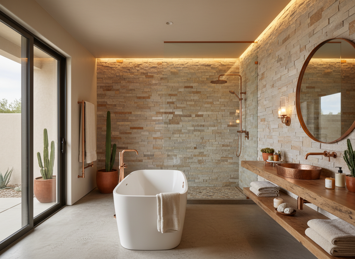 Spa Bathroom Retreat — Bathroom Remodel in Paradise Valley, AZ