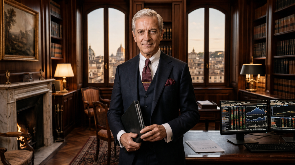 Portrait of Alaric M. Vance, Founding Partner · Chairman of the Board