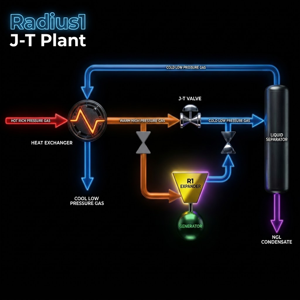 Radius1 J-T Plant Schematic