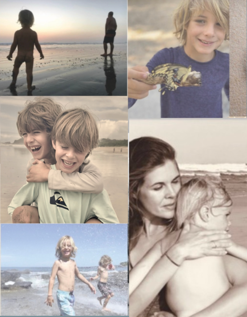 Emily and her boys — real moments of motherhood