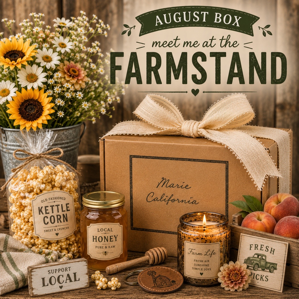Marie California Farmstead Box — hand-curated farmstand treasures