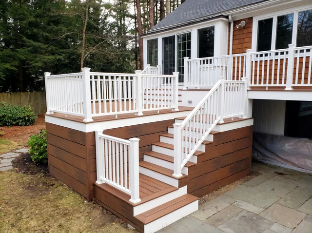 Multi-Level Composite Deck