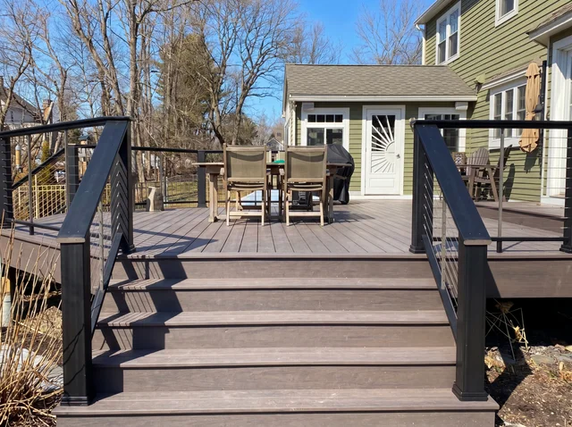 Wraparound Deck with Pergola
