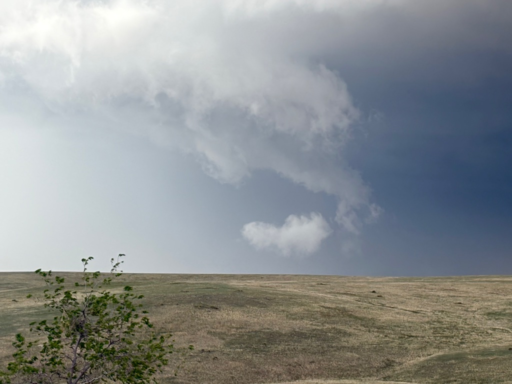 Storm edge over the Wyoming grasslands