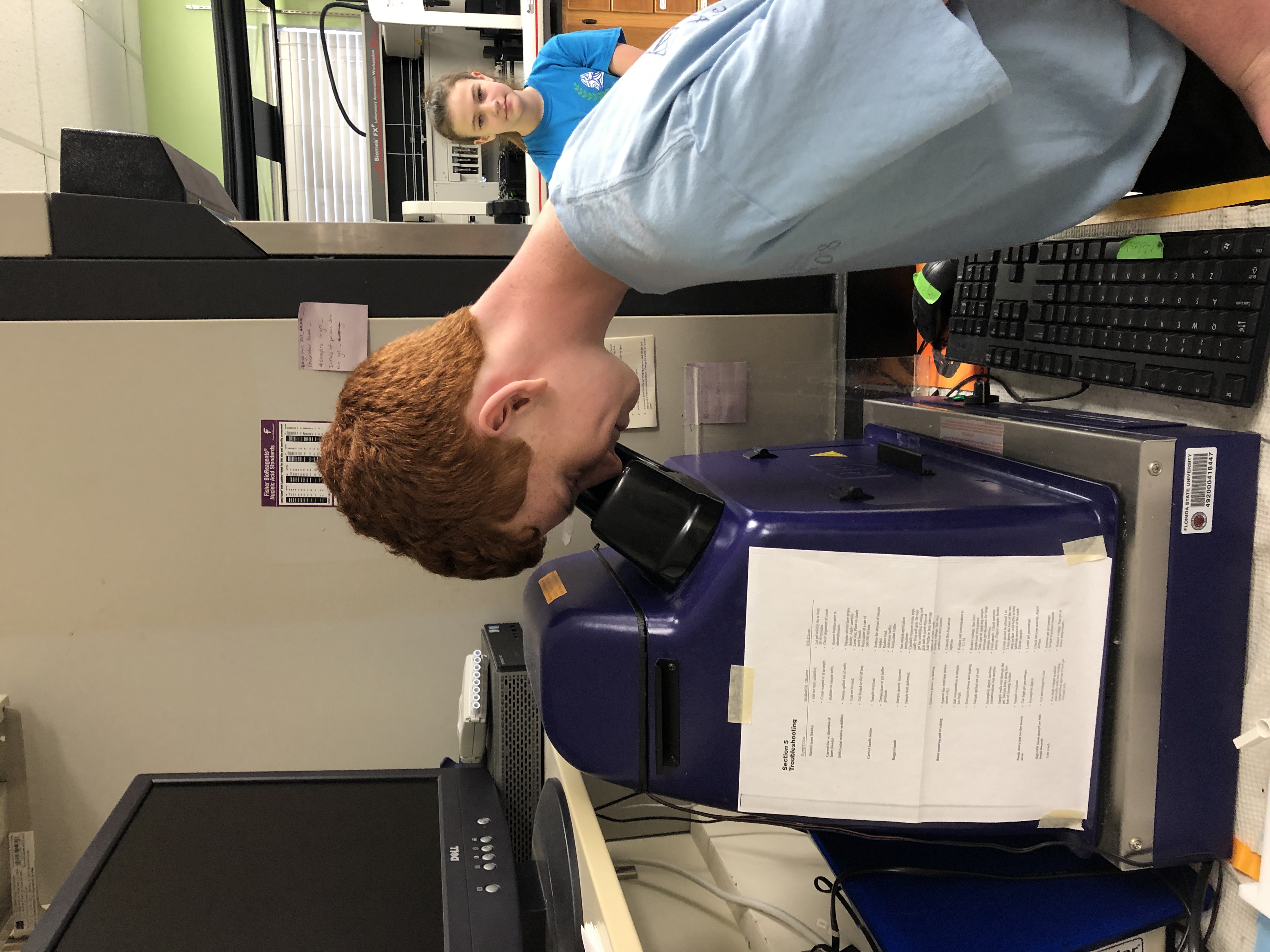 Lab day: Learning to operate lab instrumentation