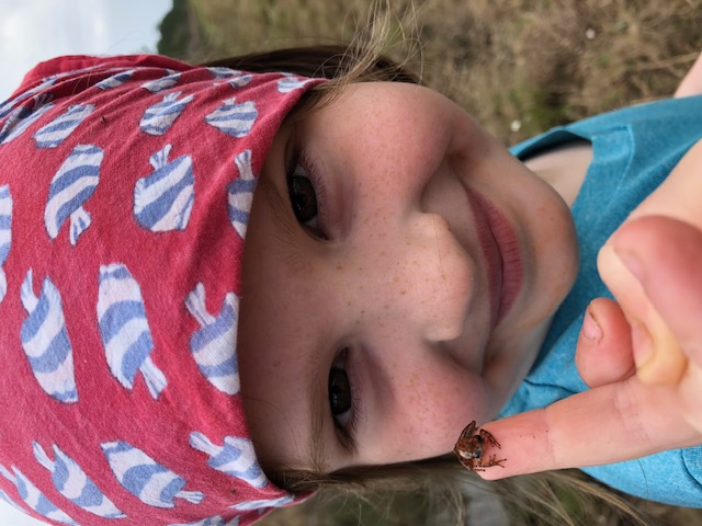 Outreach: A tiny frog on a fingertip
