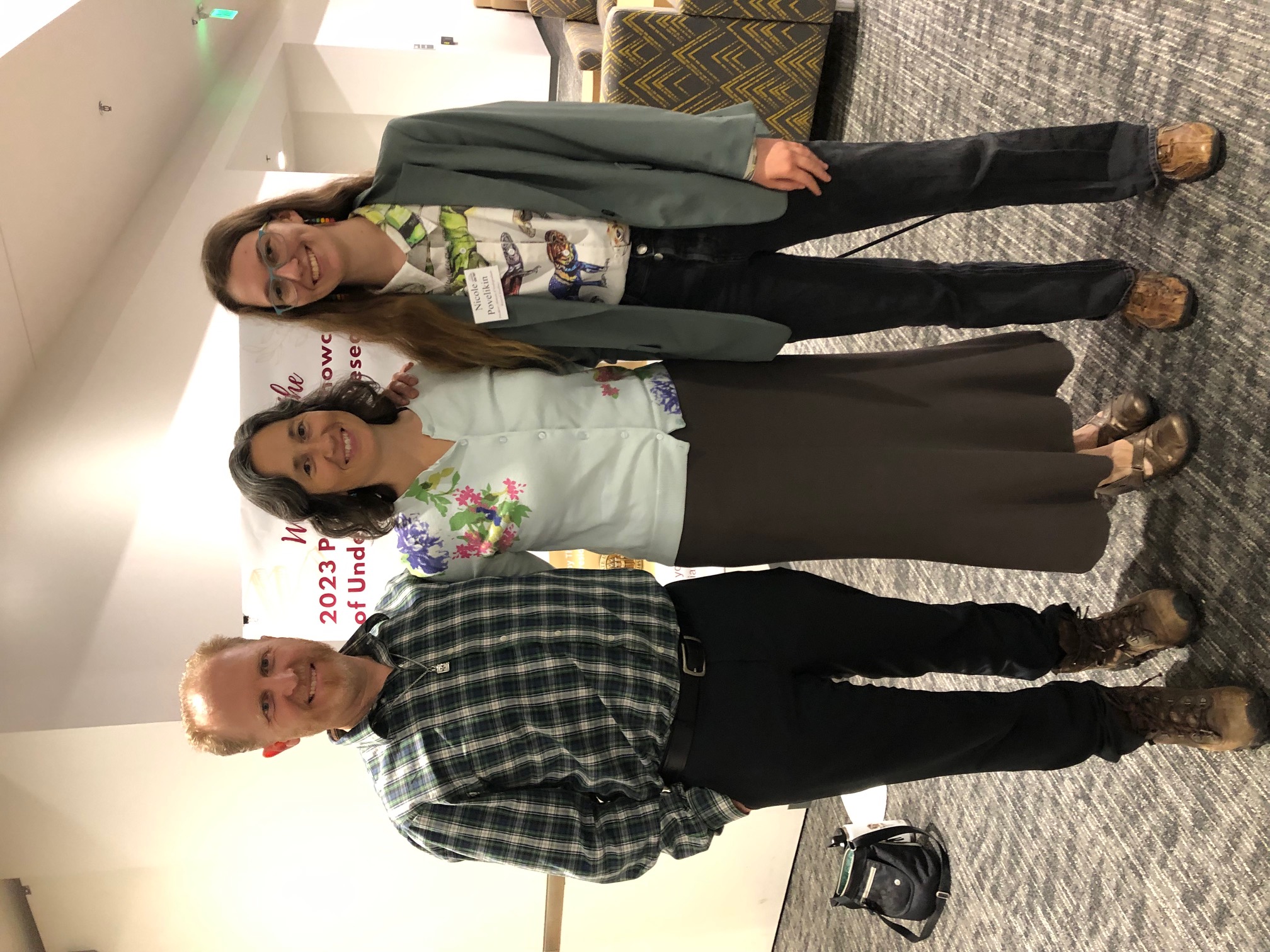 Nicole Povelikin and mentors Alan and Emily Lemmon