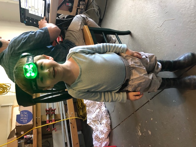 Outreach: Night-time field exploration with headlamps