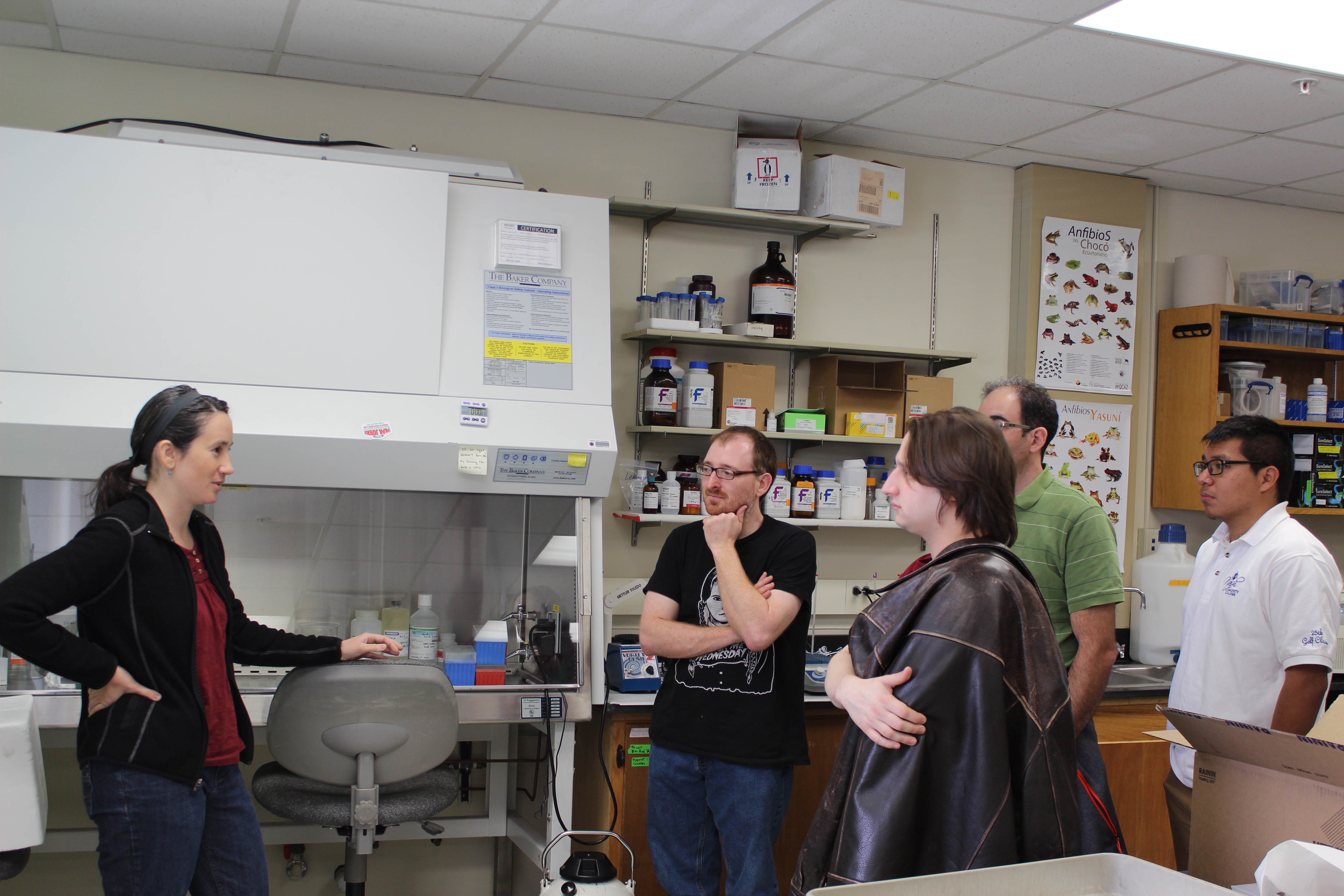 Lab group in the Lemmon Lab