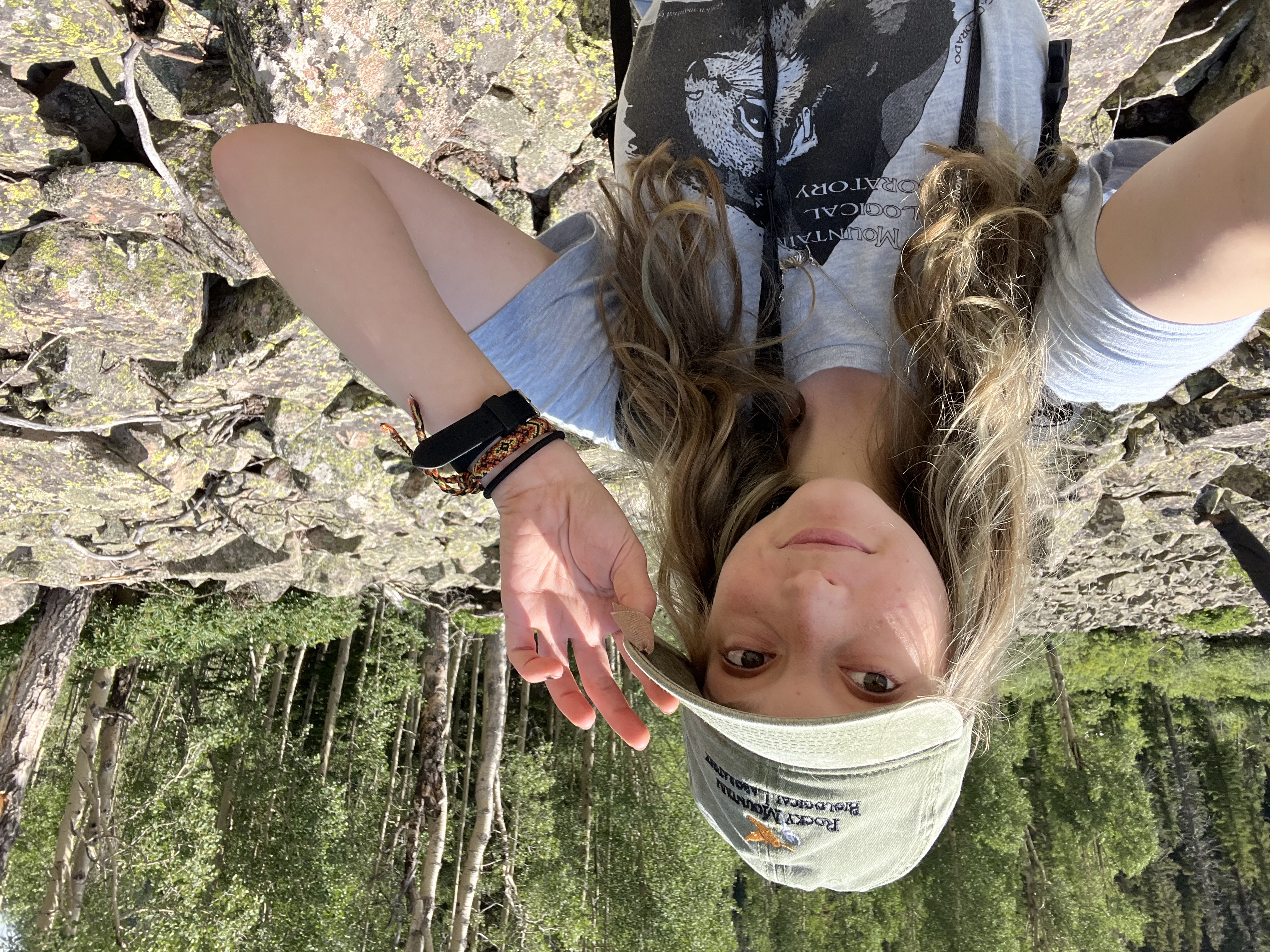 Kaya Simmons, field research at Rocky Mountain Biological Laboratory, Sept 2025