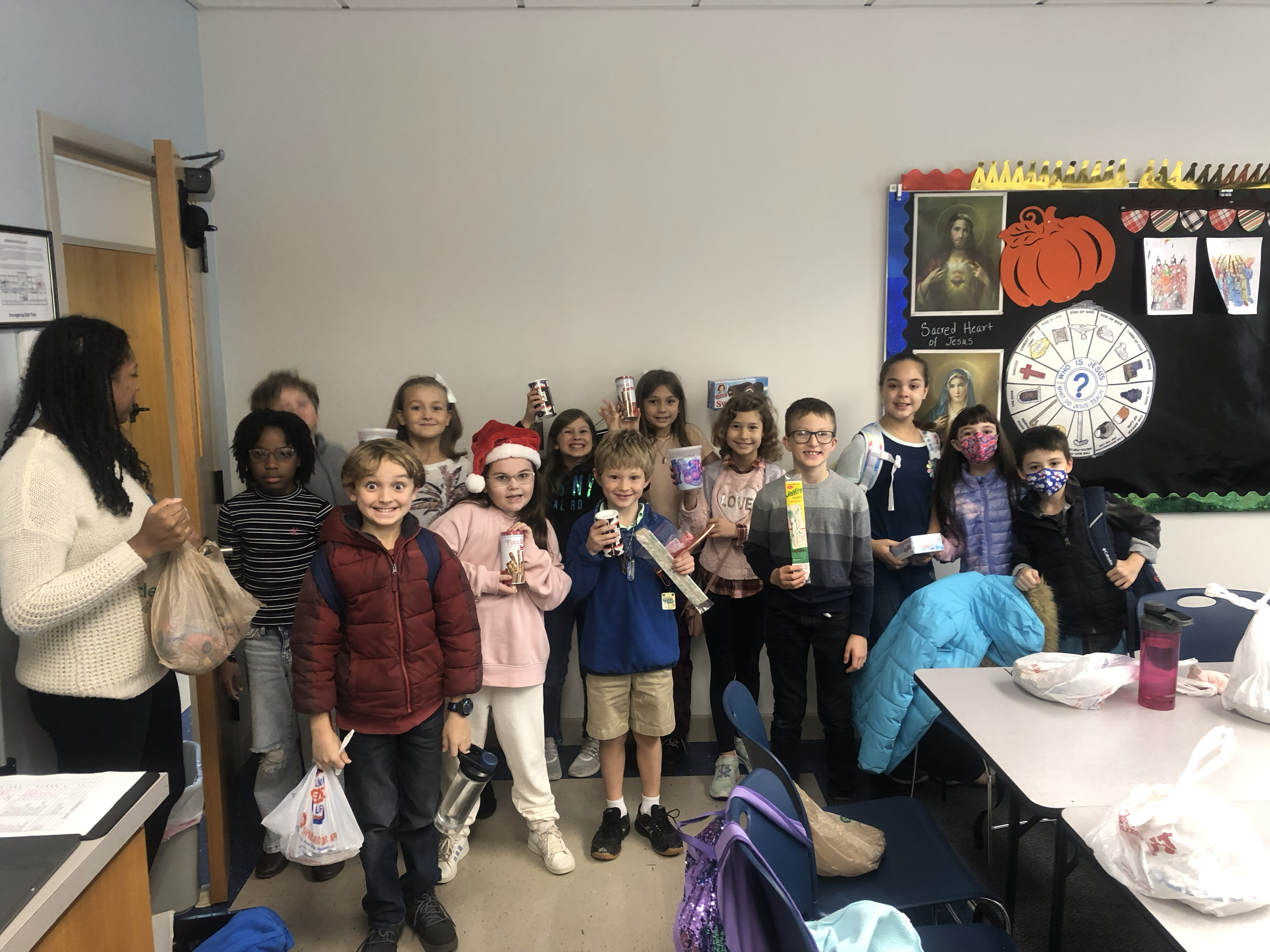 Outreach: Classroom celebration with treats