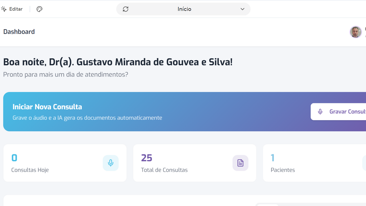 Meta Hub template preview