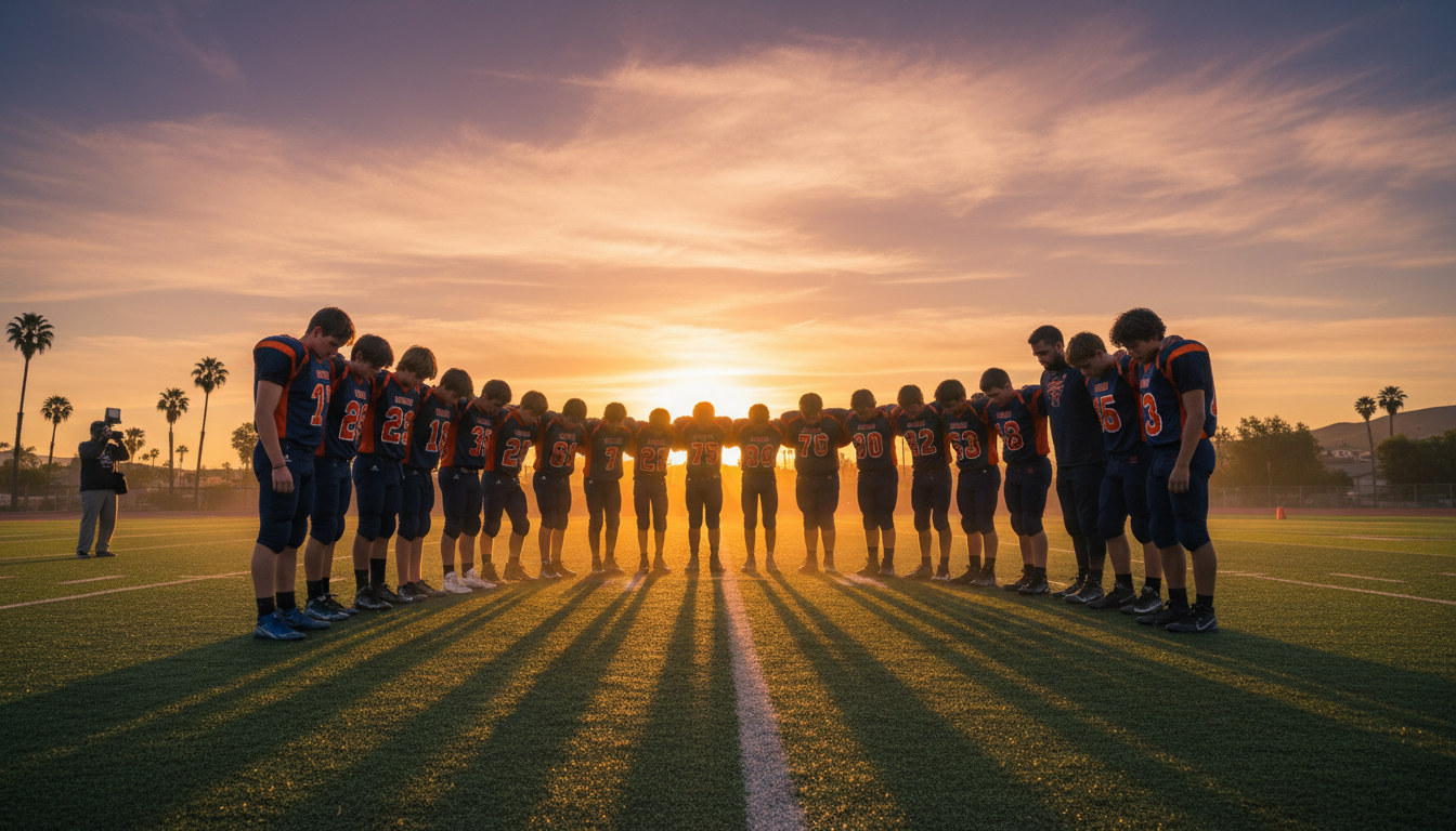 Team huddle