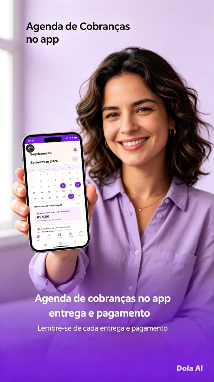 Agenda de cobranças e entregas