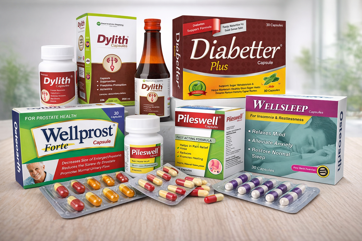 Indian Herbal Remedies Ayurvedic product range