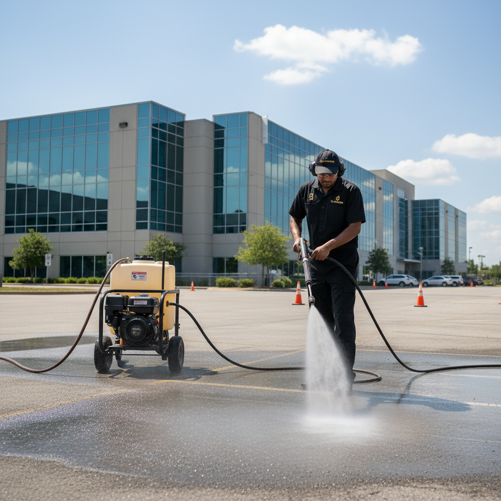 Driveway Power Washing sealant