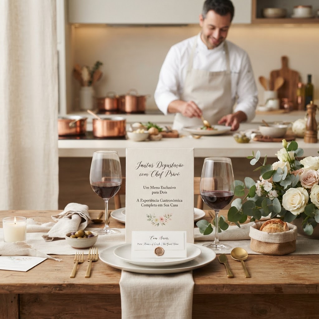 Jantar Degustação com Chef Privê