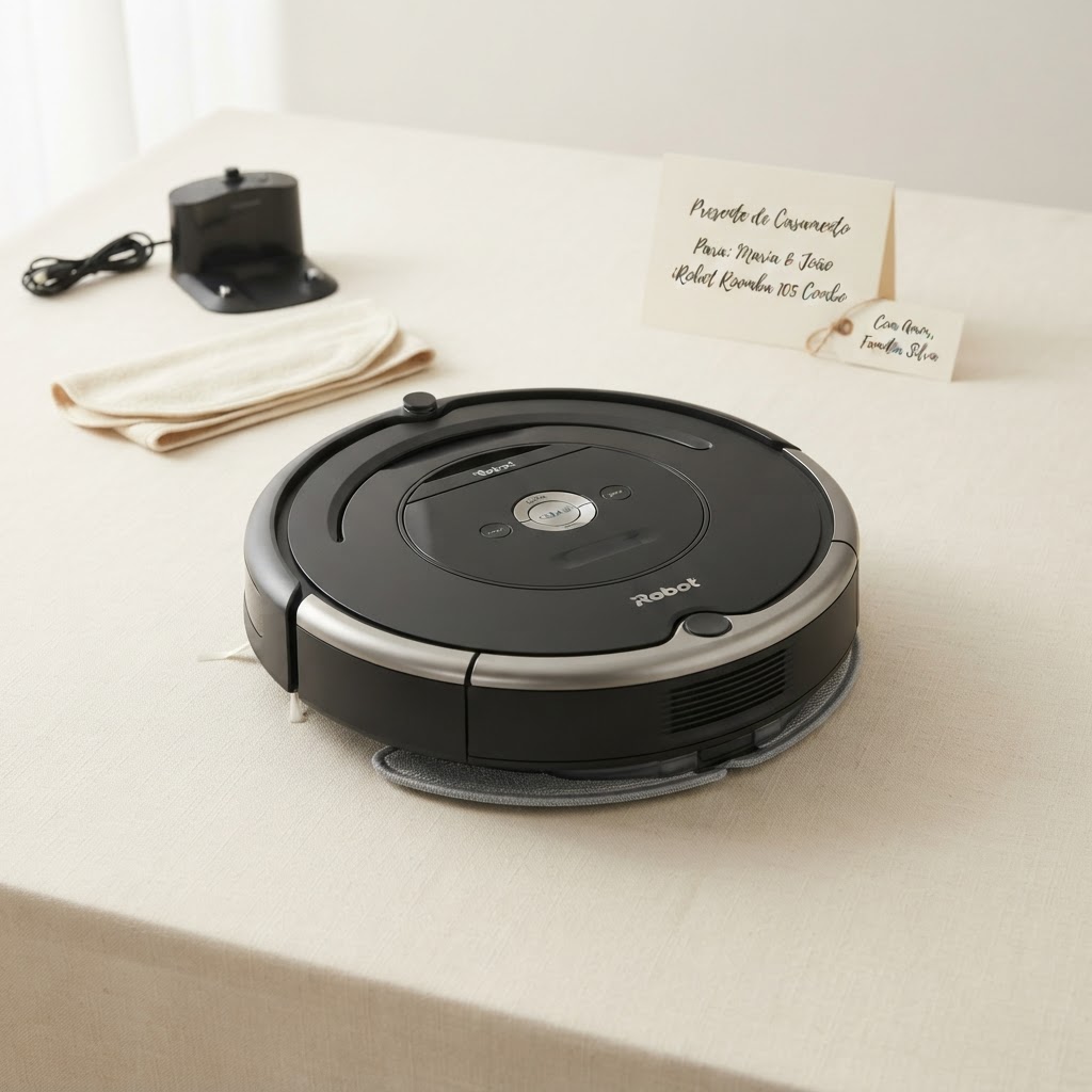 Robô Aspirador Roomba 105 Combo iRobot Aspira e Passa Pano