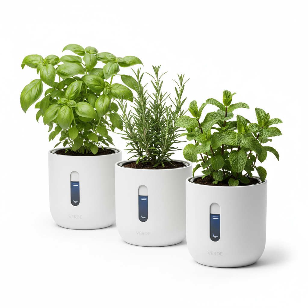 Self-Watering Herb Planter Set