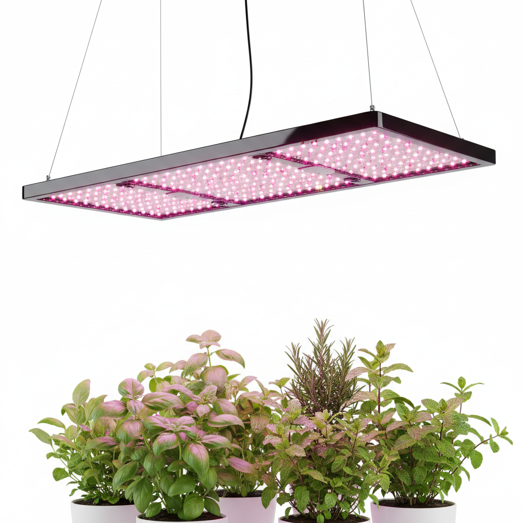 Full-Spectrum LED Grow Light Panel