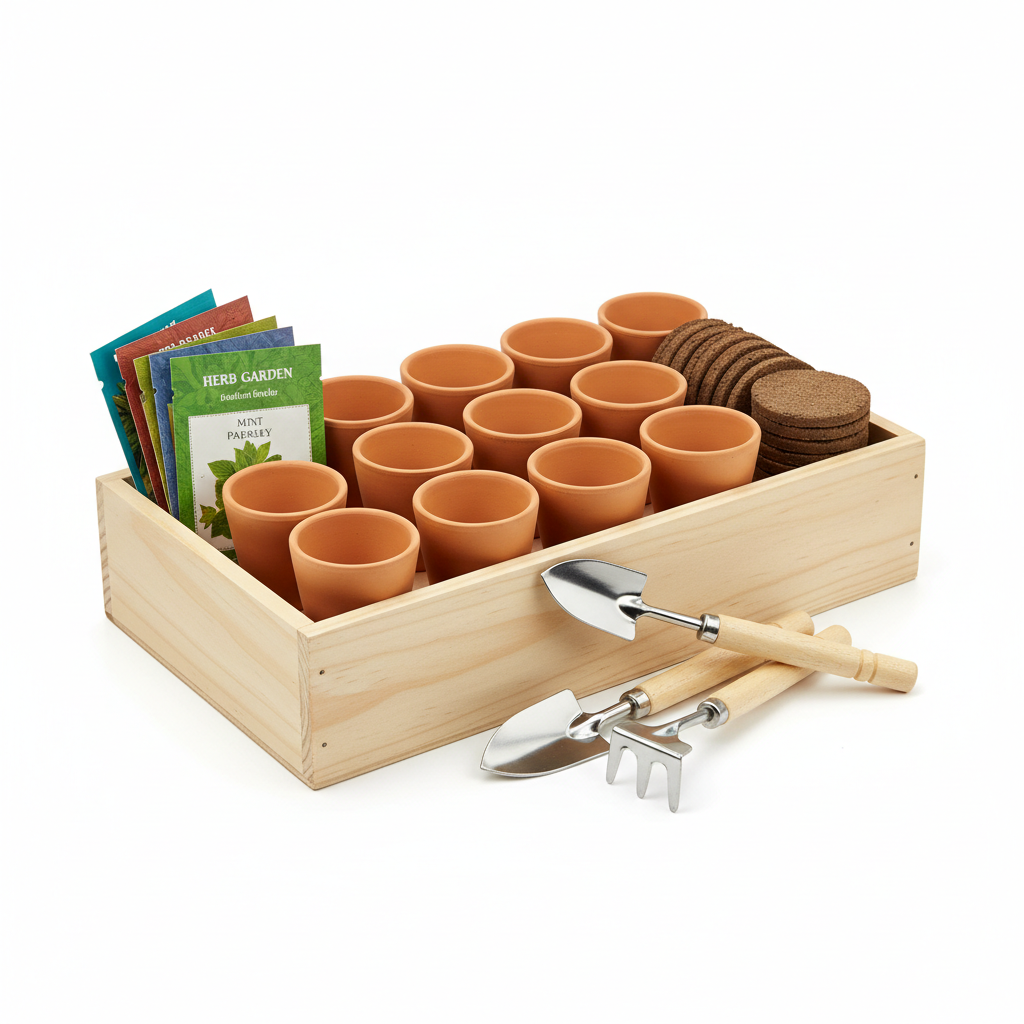Indoor Herb Garden Starter Kit