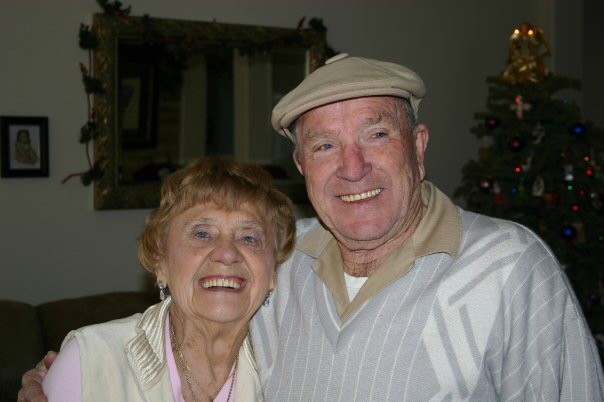 Elmer and June Melchi at Christmas 2010