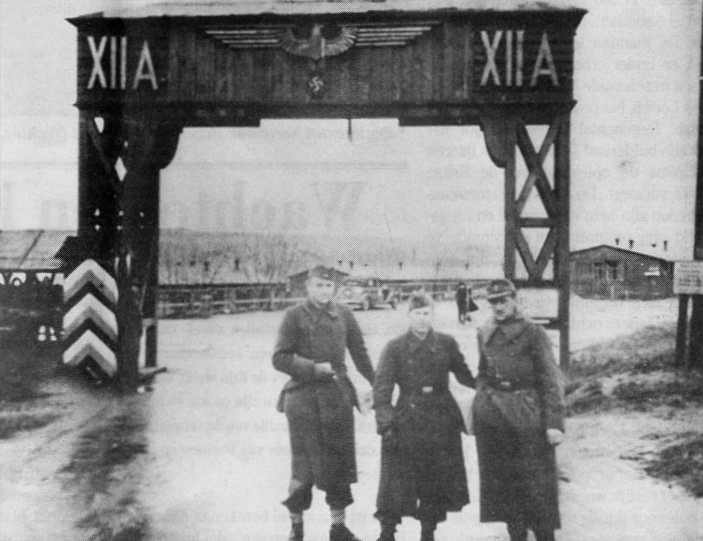 Stalag XII-A POW camp entrance