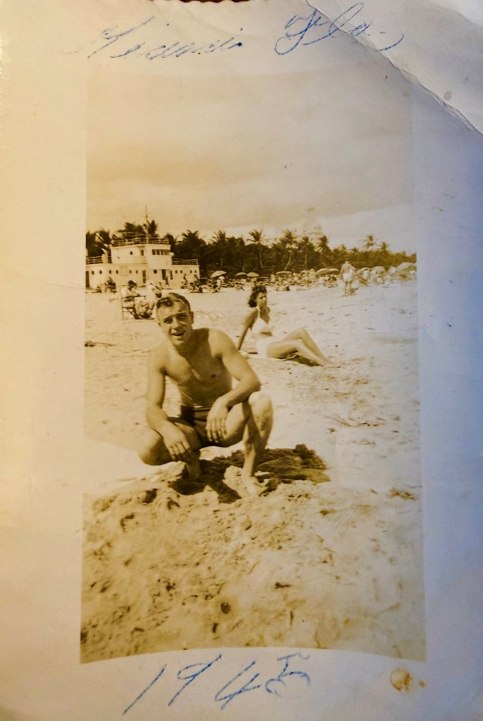Elmer in Miami, Florida during training