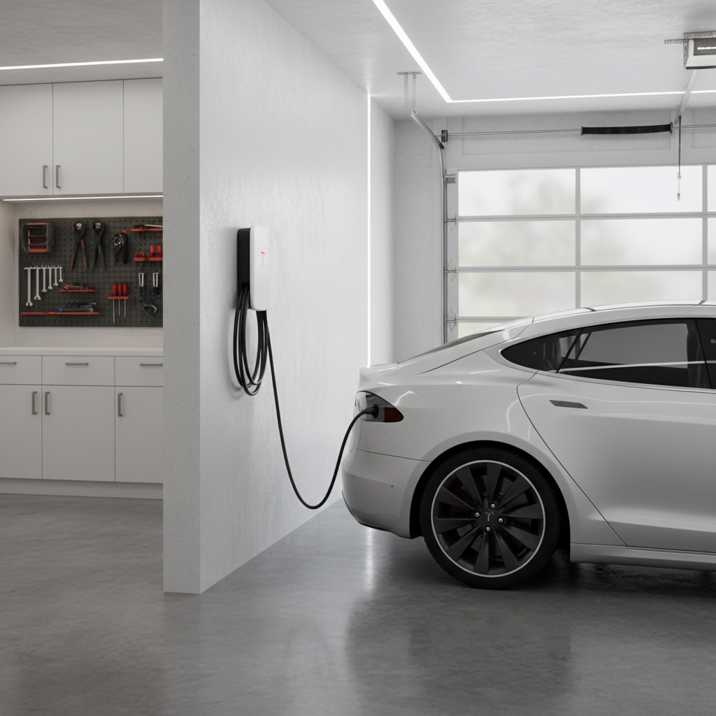 Tesla Wall Connector installation in Northern Utah