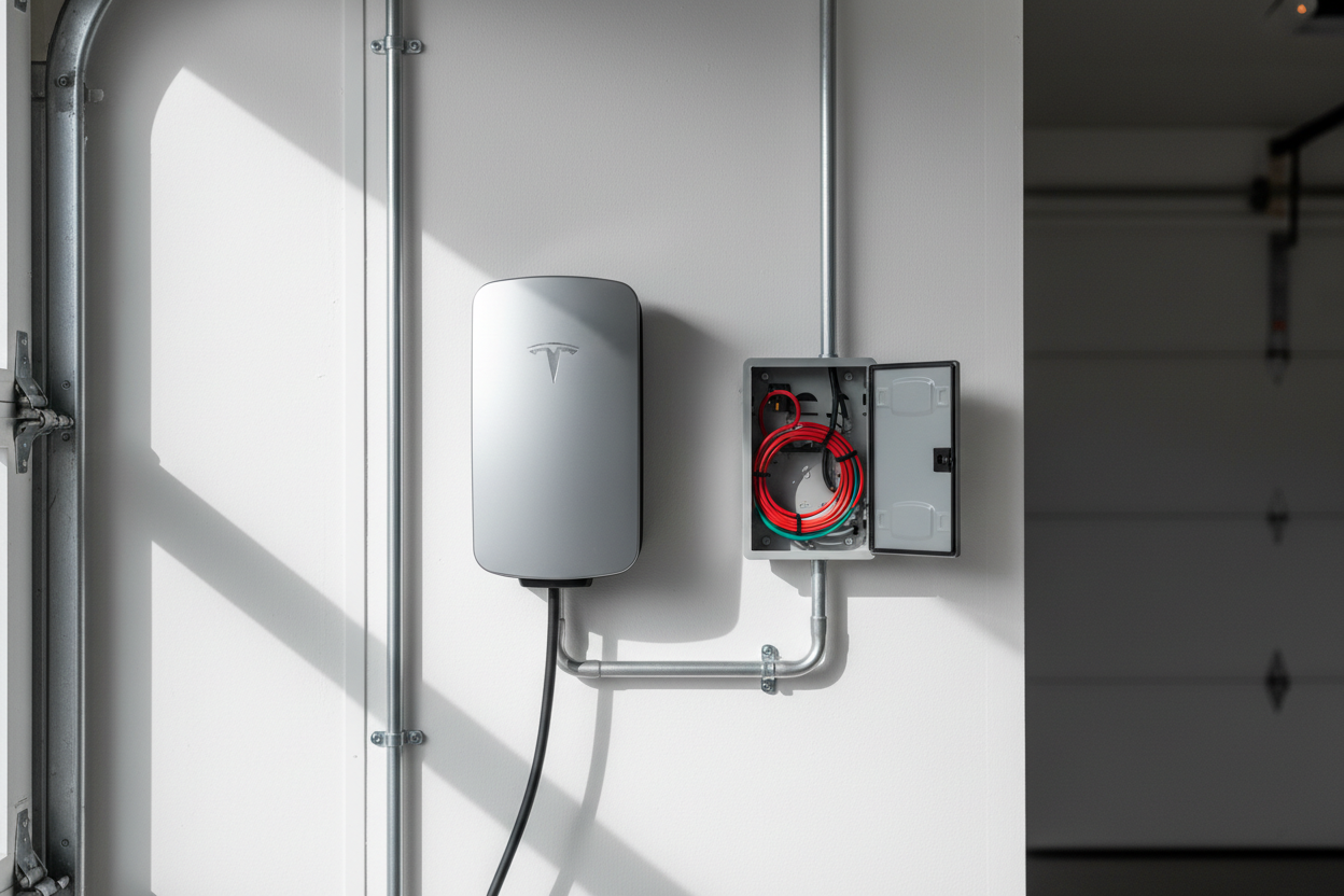 EV charger installation in Northern Utah by Horsepower Electrical
