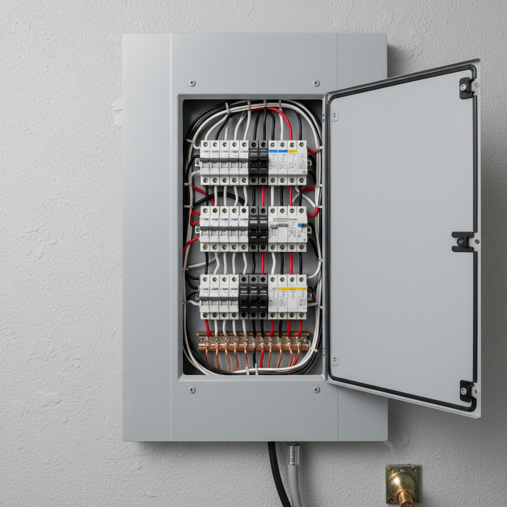 Residential electrical panel upgrade by Horsepower Electrical