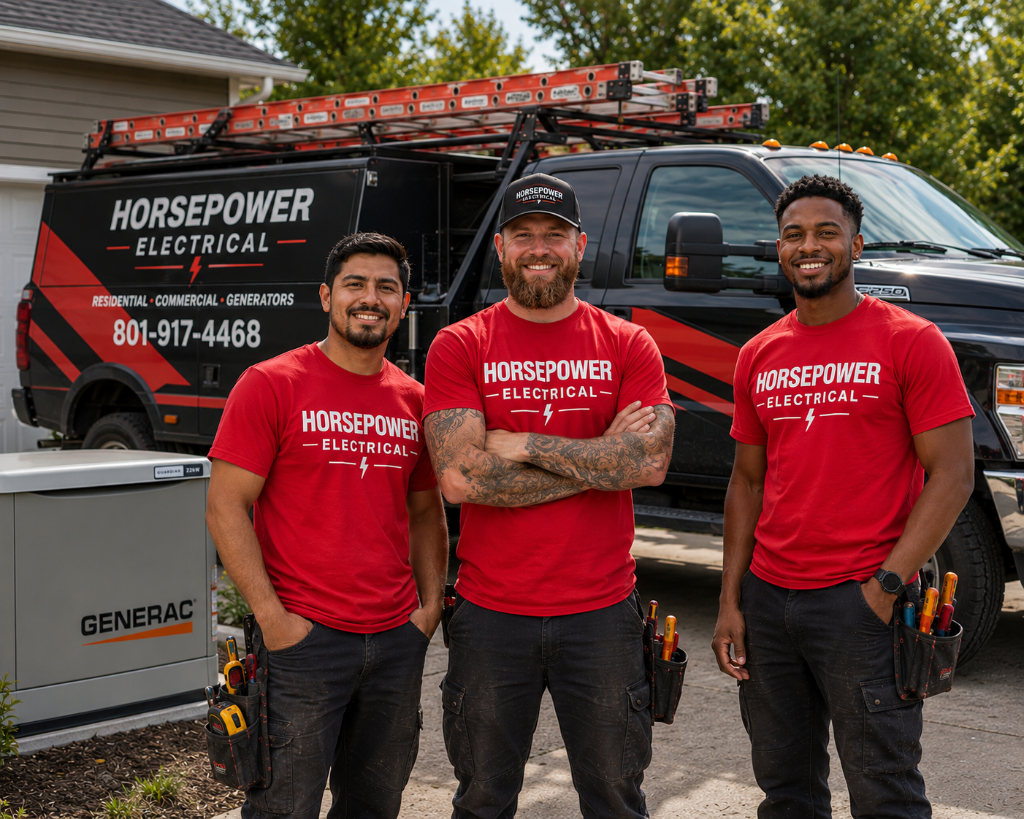 Horsepower Electrical service areas in Northern Utah