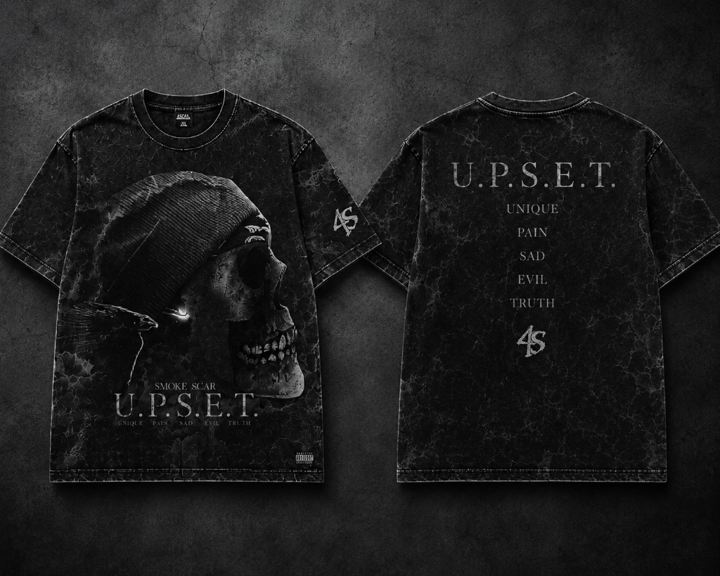 U.P.S.E.T. TEE — BLACK