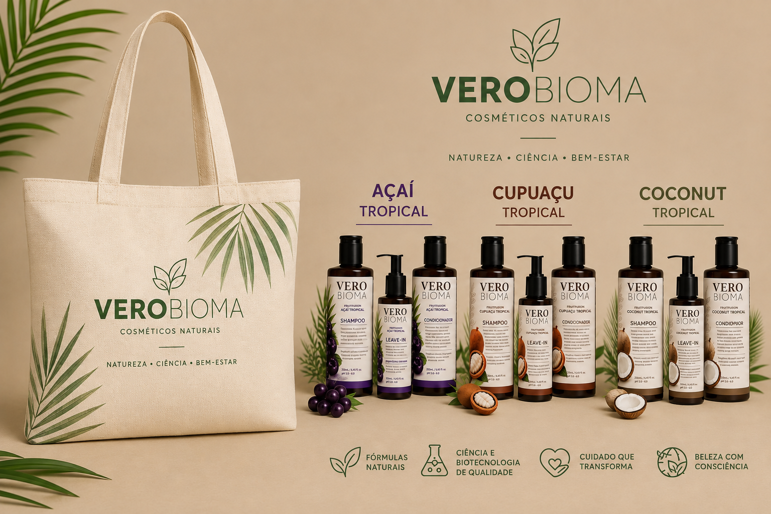 Kit Viagem FRUITFUSION Açaí Tropical