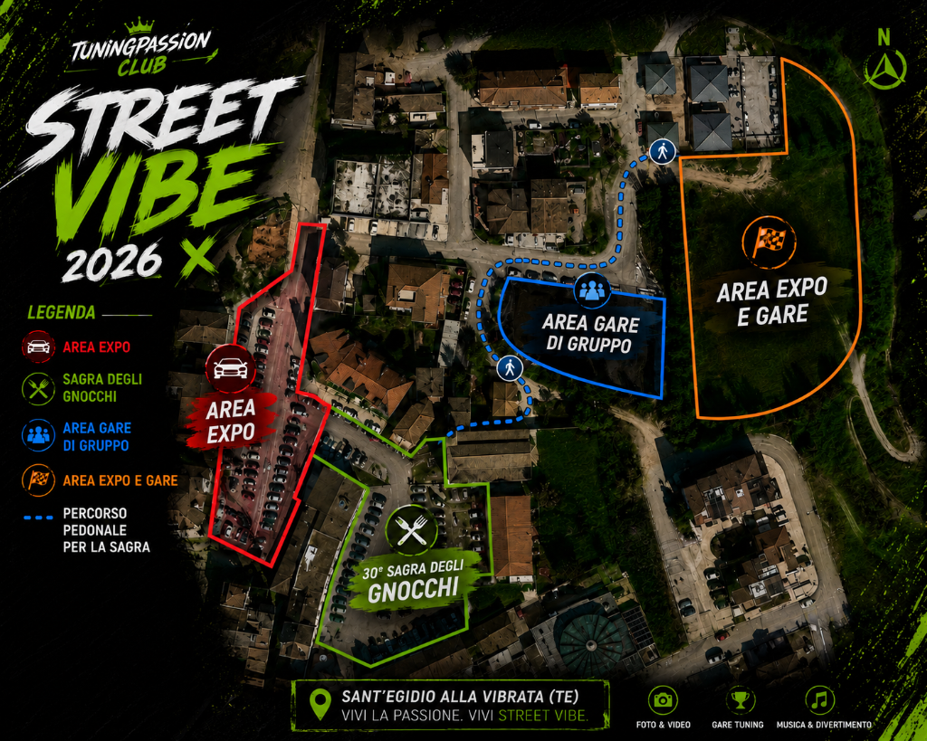 Mappa Street Vibe 2026 - Sant'Egidio alla Vibrata