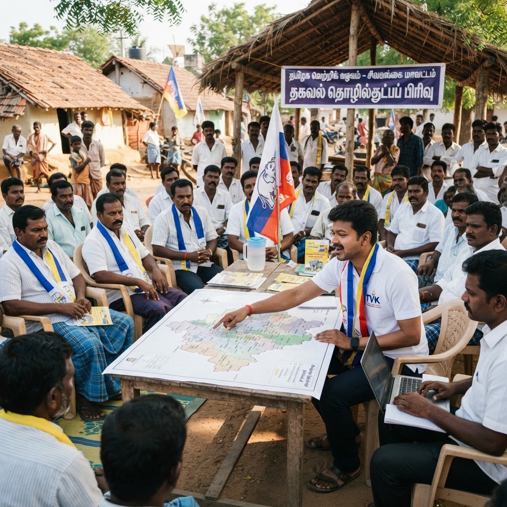 சிவகங்கை மாவட்டத்தில் தமிழக வெற்றிக் கழகத்தின் வளர்ச்சி மற்றும் அரசியல் முன்னெடுப்புகள்