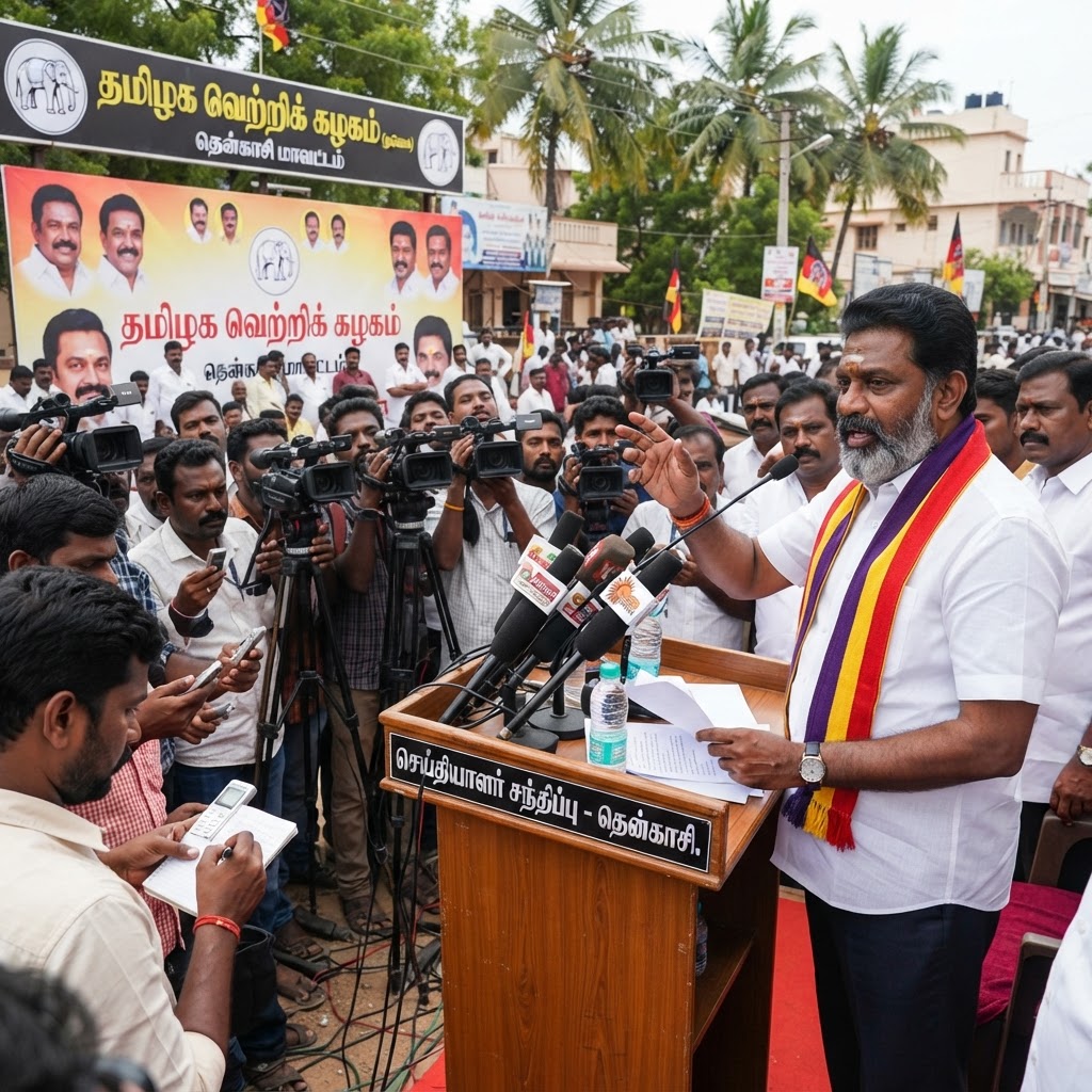 தென்காசியில் கூட்டணி குழப்பம் இல்லை: அமைச்சர் சி.டி.ஆர். நிர்மல் குமார் பேட்டி