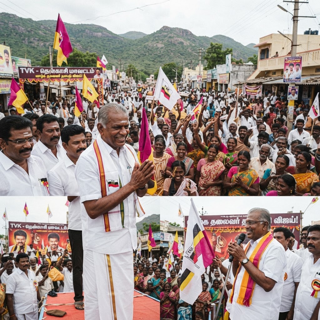 தவெக தென்காசி மாவட்ட அமைப்பாளராக எஸ். சுப்பையா நியமனம்