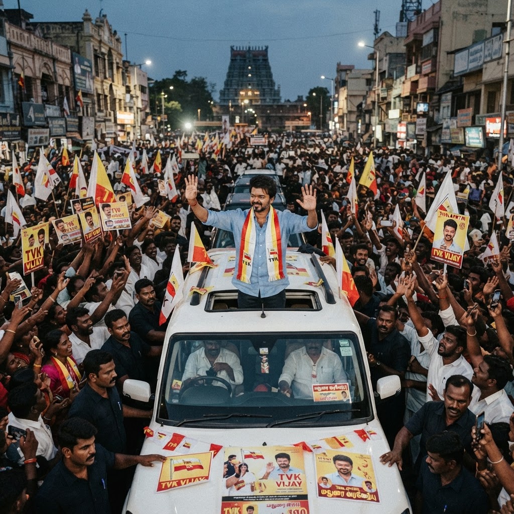 மதுரையில் CM விஜய்.. தொடர் நேரலை..