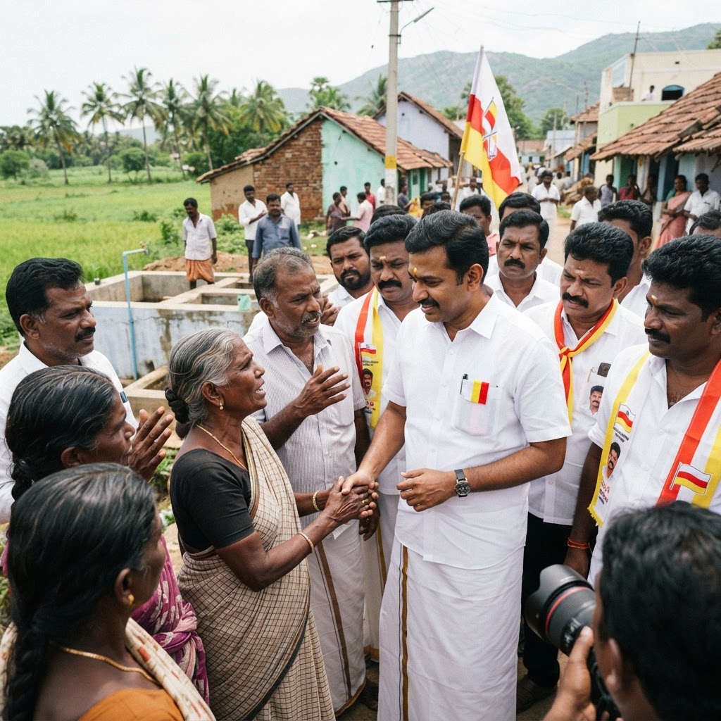 த.வெ.க செயலாளர் மரியஜான் திருநெல்வேலியில் ஆய்வு