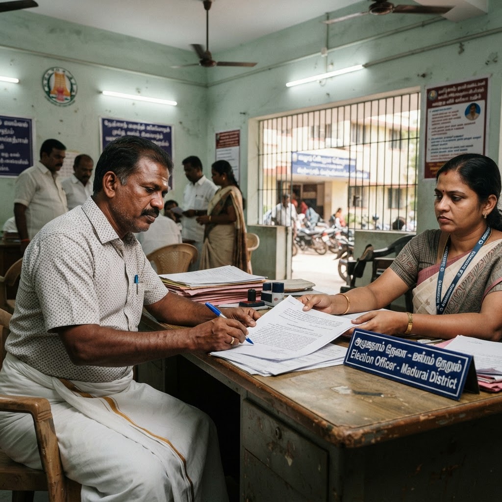 தவெக வேட்பாளர்களின் தேர்தல் செலவு குறித்த தேர்தல் ஆணையத்தில் புகார்